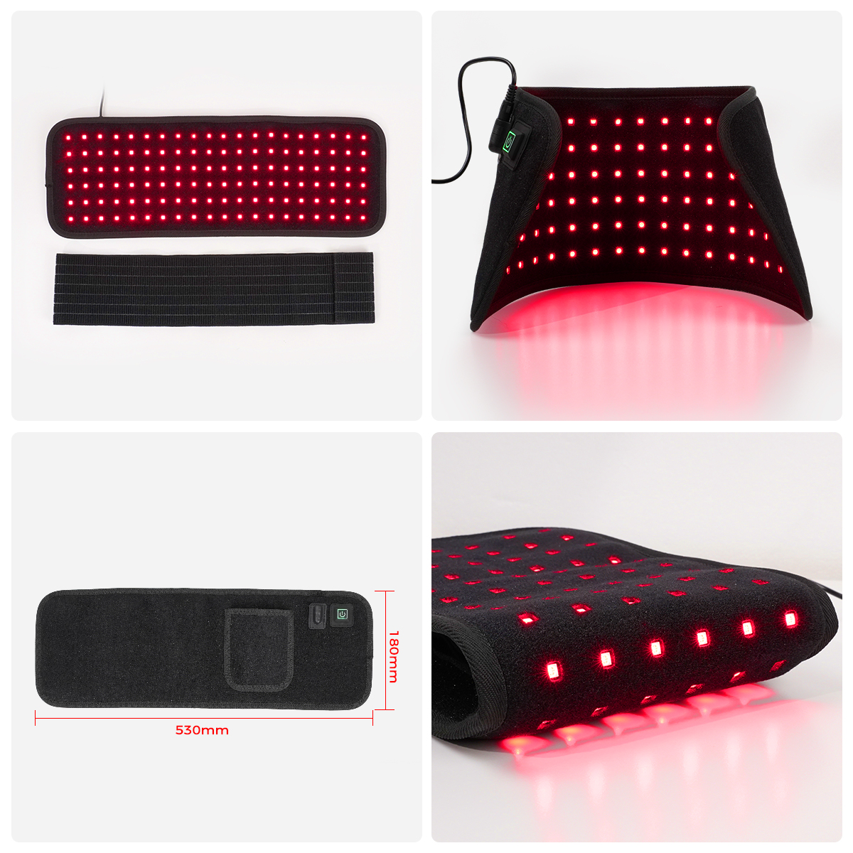 HanHua Advanced Red Light Therapy Waist Belt — Powerful Multi-Wave Solution for B2B Partners